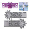 Metal cutting die, handmade, with snowflakes