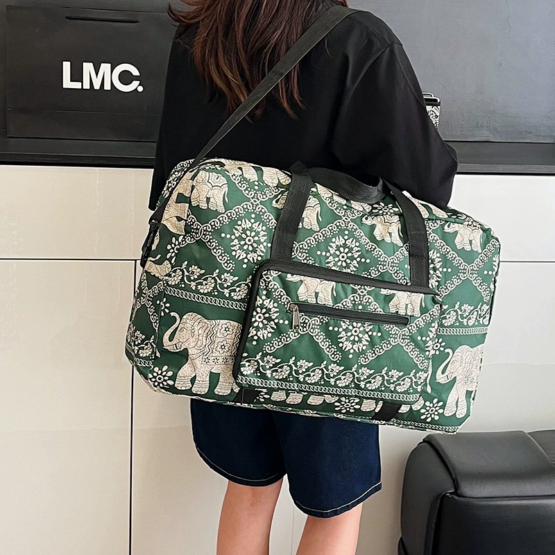 Foldable handheld travel bag, purse, capacious luggage sports bag, storage bag, suitcase, equipment bag