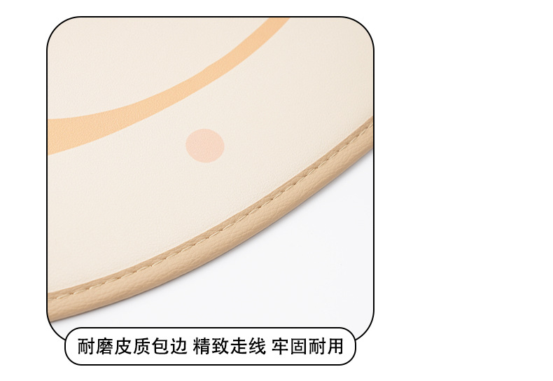 Toast Cheese Car Anti-Kick Pad Three-Dimensional Leather Easy to Clean Chair Back Anti-Dirty Pad Cartoon Cute Car Anti-Kick Pad