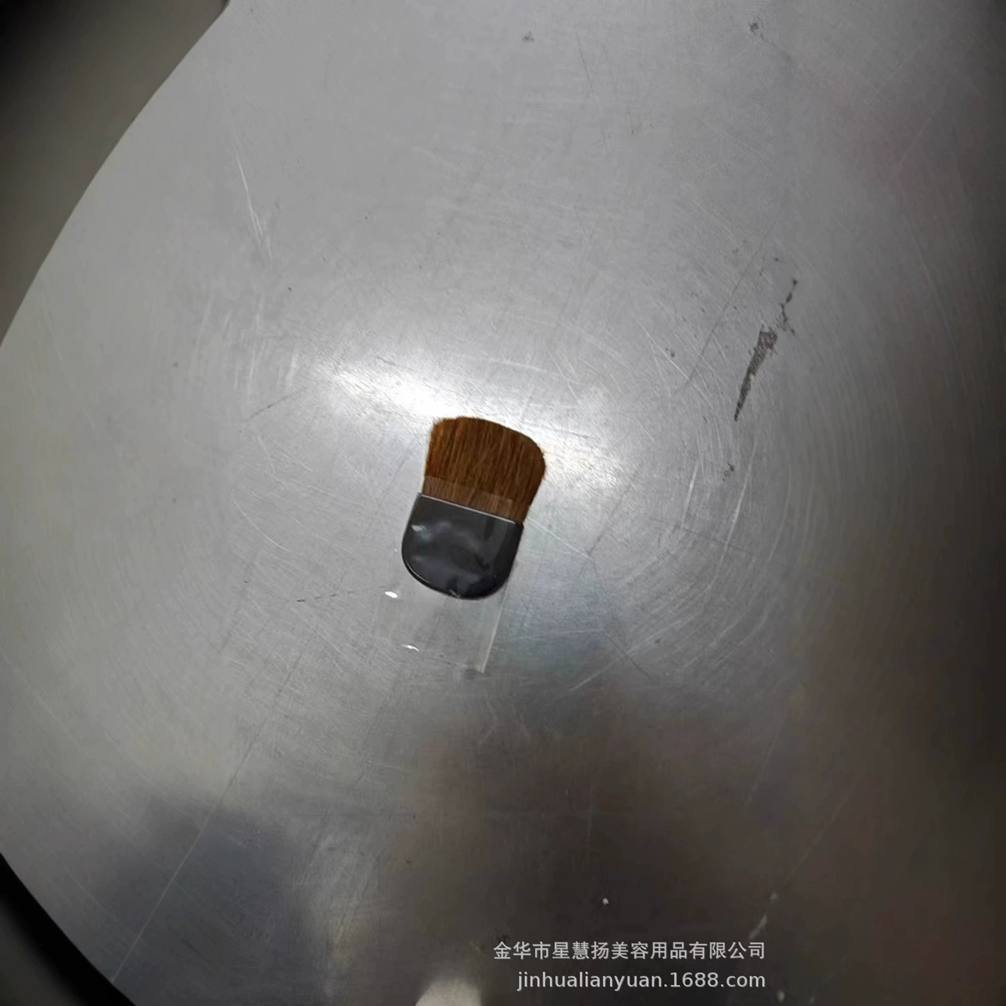 Плоская нейлоновая кисть для пудры для волос, кисть для тонального крема, кисть для контуринга и макияжа, специальный инструмент для кисти для румян для макияжа