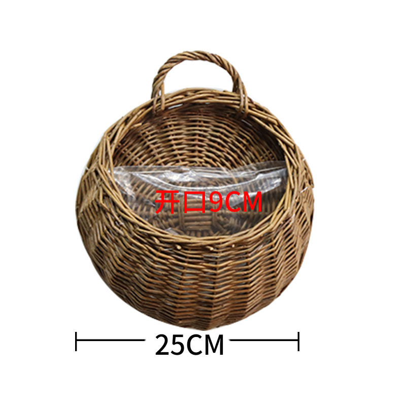 Cesta Colgante de Mimbre Tejida a Mano de Sauce Hecho a mano