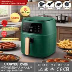 跨境6L空气炸锅 烘焙一体薯条机欧美英规110V220V多功能Air fryer