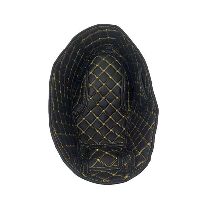 Seat Bucket Pad Waterproof, Motorcycle cushion - nvx155aerox-v2-black-gold-thread