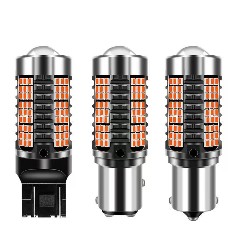 Car Led Brake Light 1157 1156 T20 132Smd Reversing Light Turn Signal Decoding Anti-Stroboscopic
