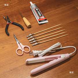 钳子热熔胶枪工具套装合集diy手工制作扭扭棒剪刀工具包工具夹板