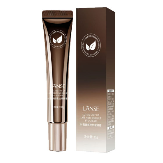 Lan color lutein stay up late anti-wrinkle eye cream 30g improve eye wrinkles big eye bag hydrating herbal extract eye cream