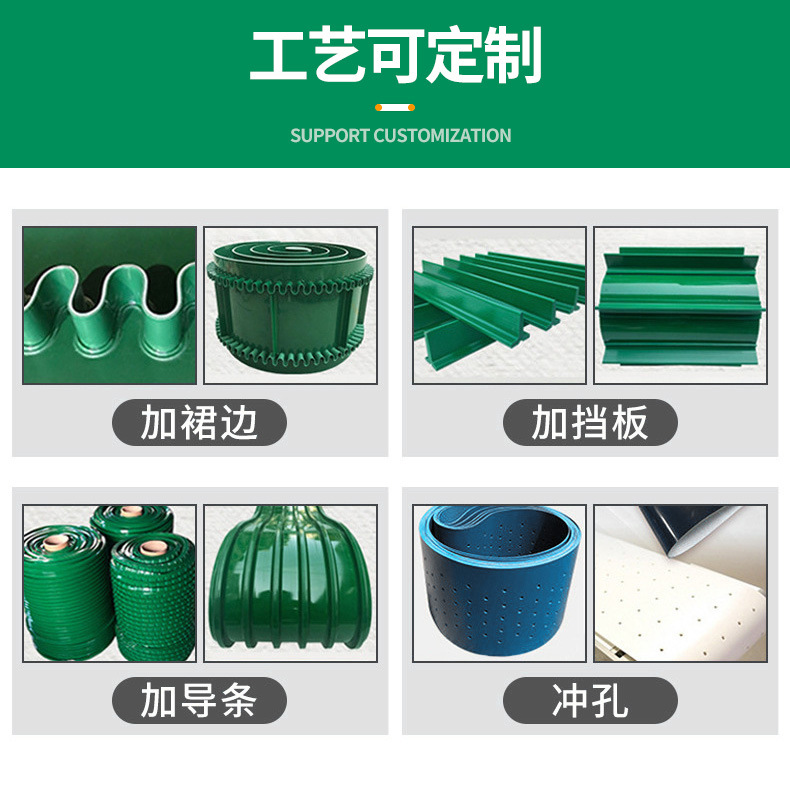 Pu Polyurethane Steel Wire Core Timing Belt with Diamond-Shaped Attachments Integrated into a Circular Double-Sided Toothed Timing Belt