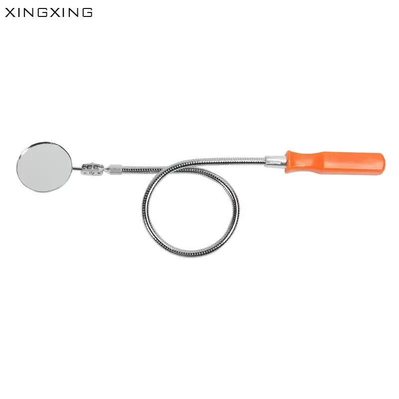 车底检查镜360度折叠伸缩带灯反光镜底盘检测镜汽车修理探测镜子