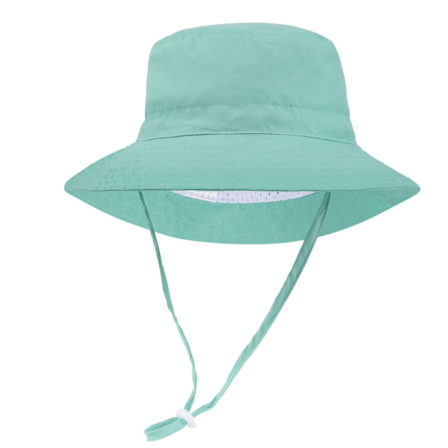Children Unisex Fashion Solid Color Bucket Hat display picture 1
