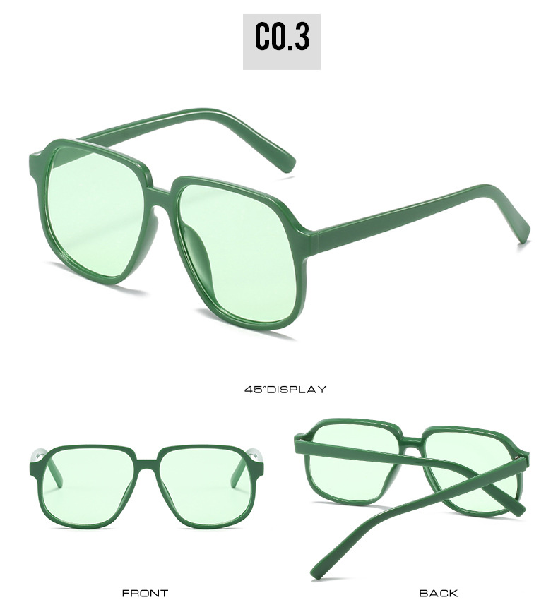 Sunglasses Classification Casual Square UV400 Protection Resin Square Full Frame Women's Sunglasses