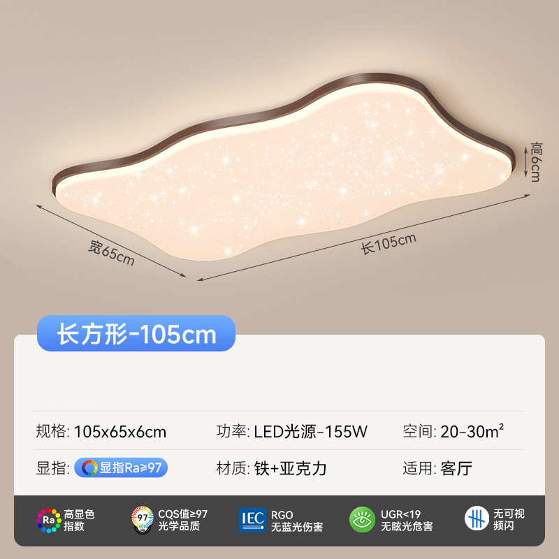 2025 nueva sala de estar romántica y cálida habitación gypsophila habitación para niños lámpara de techo paquete de casa de espectro completo