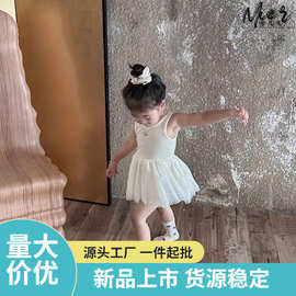 女童连衣裙夏装女宝宝夏季公主裙童装裙子儿童周岁礼服背心裙Z051