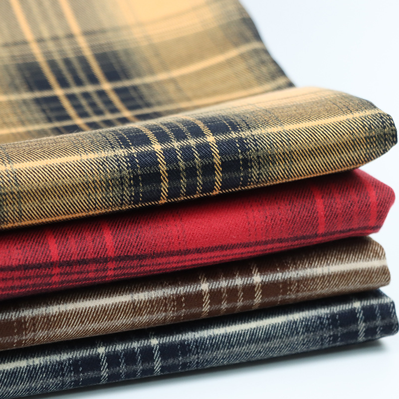 梭织TR格子布 衬衫西装连衣裙面料 时尚女装jk制服鞋帽箱包布料