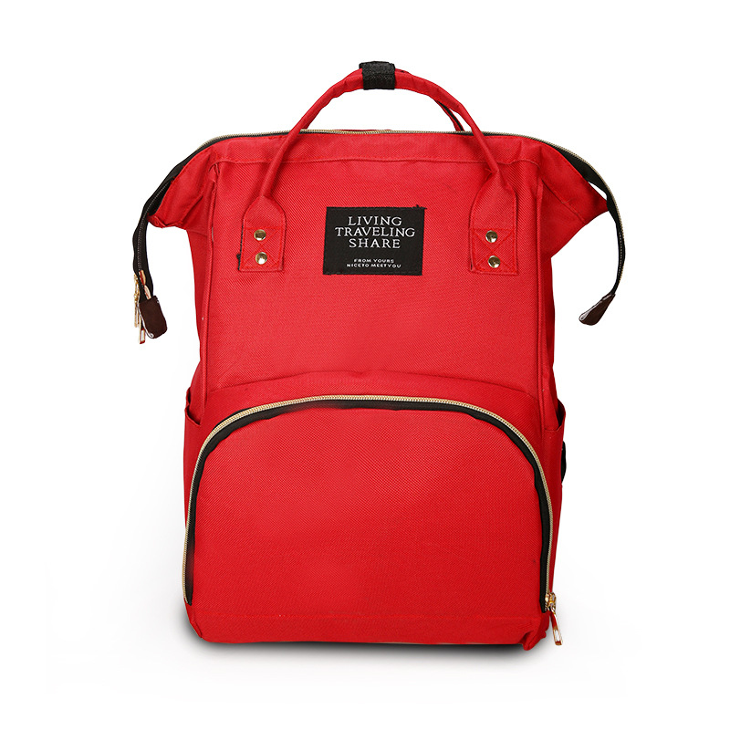 Bolso de mamá 2025 nuevo estilo coreano moda lona color a juego mochila bolso de mujer bolso de botella de mamá