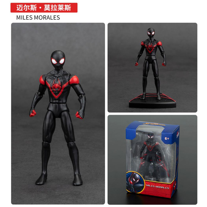 Nuevos productos genuinos de Marvel 4 pulgadas serie clásica Spiderman como 4 pulgadas muñecas móviles modelo de decoración hecha a mano