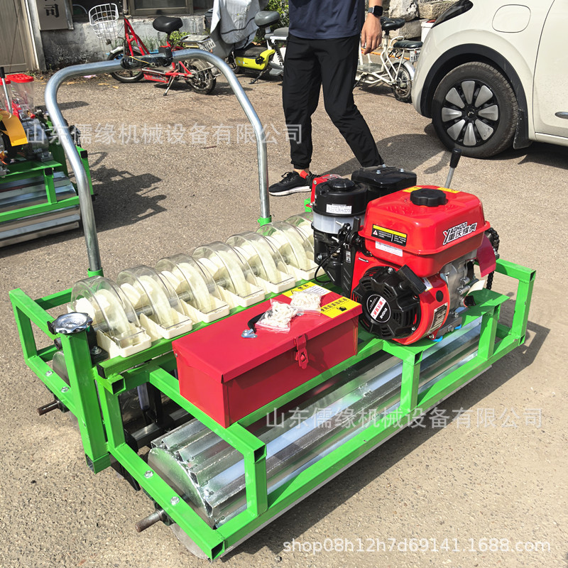 蔬菜种植播种机 农用手扶式精播机 小颗粒种子点播机