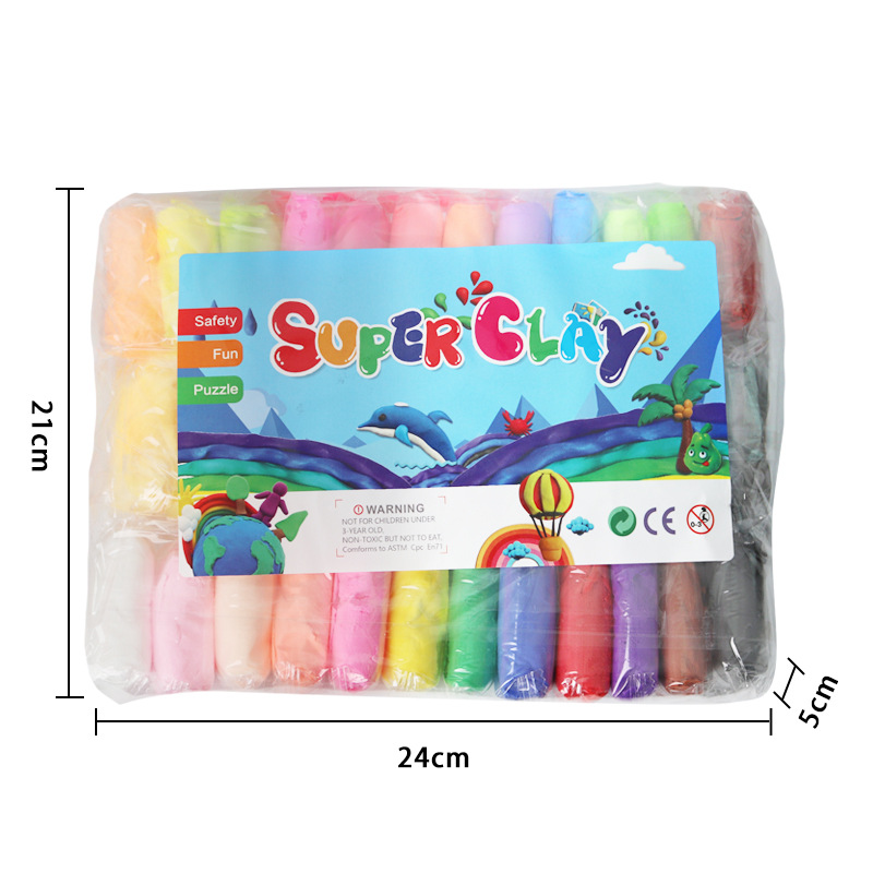 Arcilla ultraligera 36 colores 24 colores traje suministro directo de fábrica juguete diy para niños plastilina arcilla LNA-36 arcilla