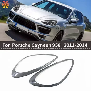 Porsche Cayenne 958 2011-2014 üçün karbon lifli fənər qaşı
