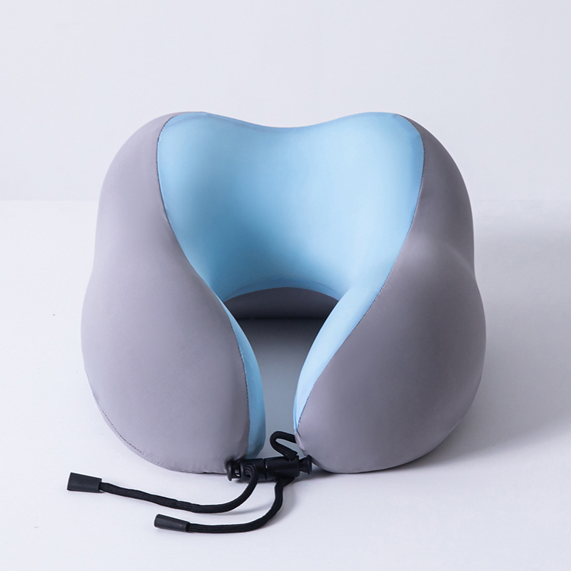 Memory Foam U-shaped Travel Pillow Neck Support For Sleeping_voghion.com