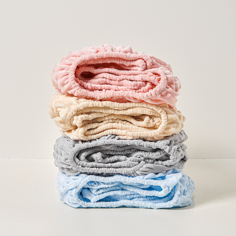 Baby Crib Bean Velvet Comfort Bed Sheetss Newborn Kidsren's Bed Sheetss Baby Kindergarten Mattress Splicing Bed Sheetss Wholesale