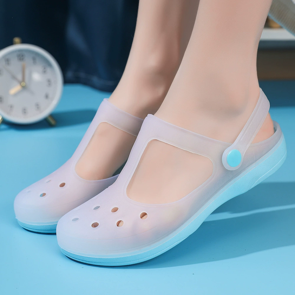 2026 Новый Croc Shoes Dropshipping Летние сандалии Женские плоские сандалии Мамина обувь для среднего и пожилого возраста