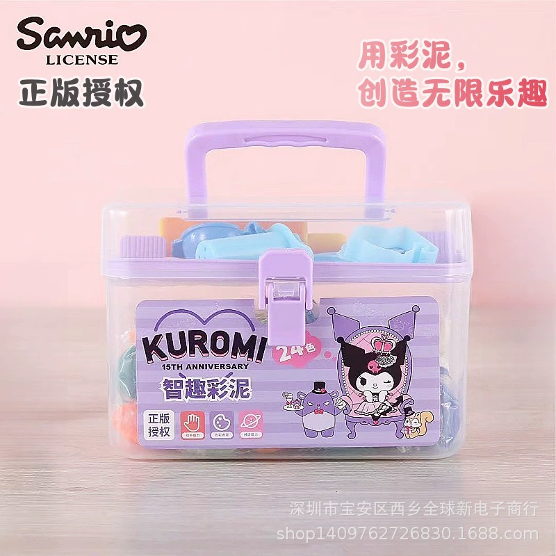 Оригинальная игрушка Sanrio, набор слаймов для младших школьников, детский материал, антистресс, ручная работа