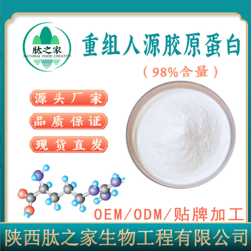 重组三型人源胶原蛋白99% 胶原蛋白敷料原料 1克/袋二类填充