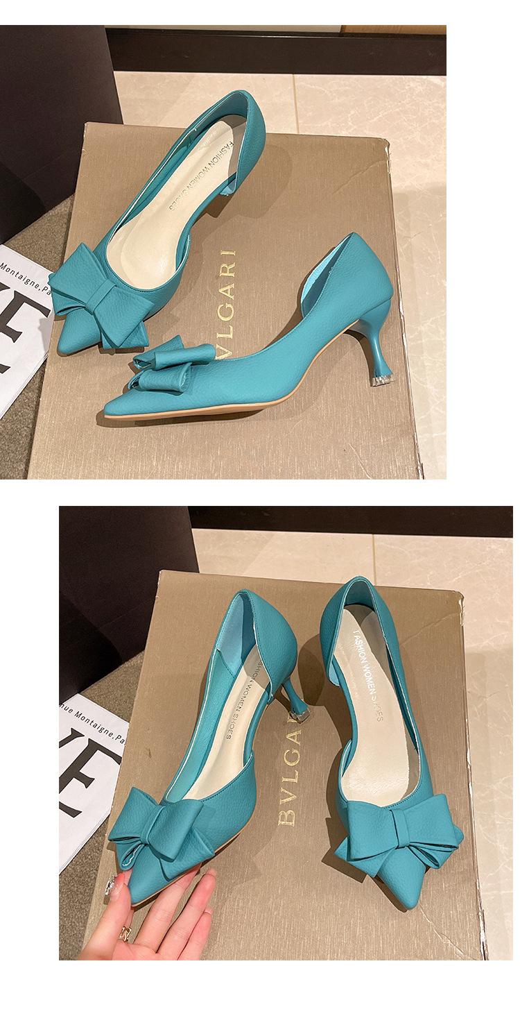 Décolleté stiletto a punta con fiocco eleganti tacchi da donna_voghion.com