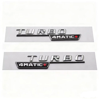 4Matic Amg Fender Side | Body sticker - turbo-4matcsilver-pair-three-dimensional
