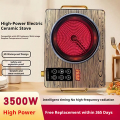 跨境电陶炉不挑锅家用光波炉智能大功率火锅炉220V/110V外贸工厂