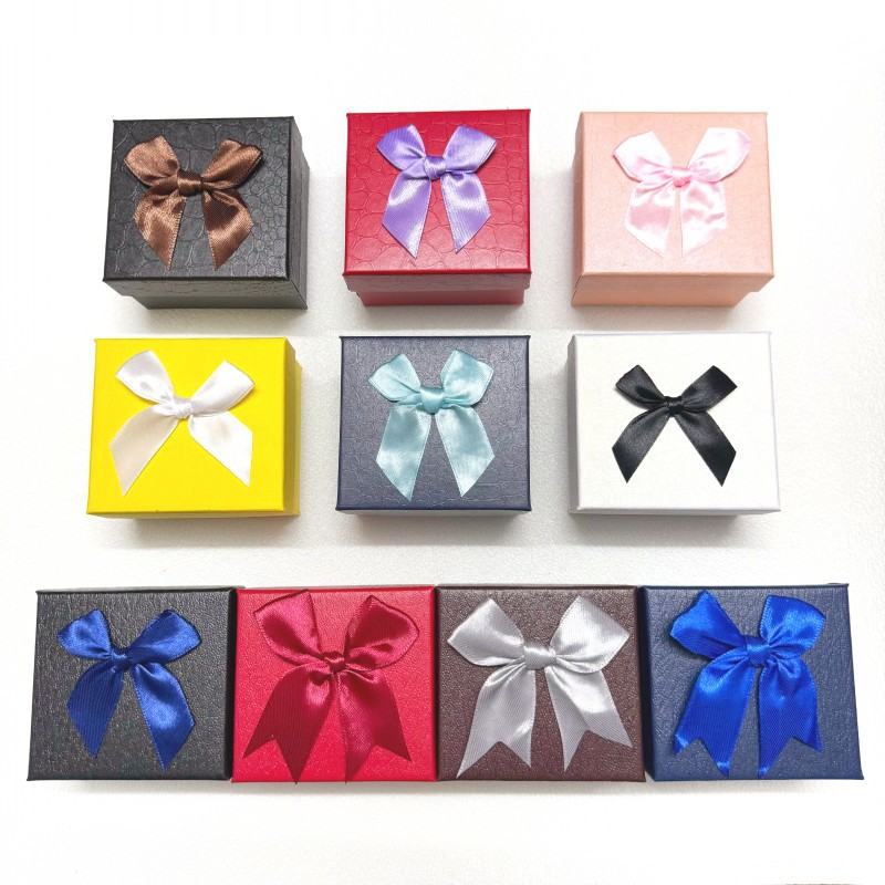 Serie multicolor arco 8 * 9 caja de reloj pulsera caja de embalaje de regalos caja de joyas