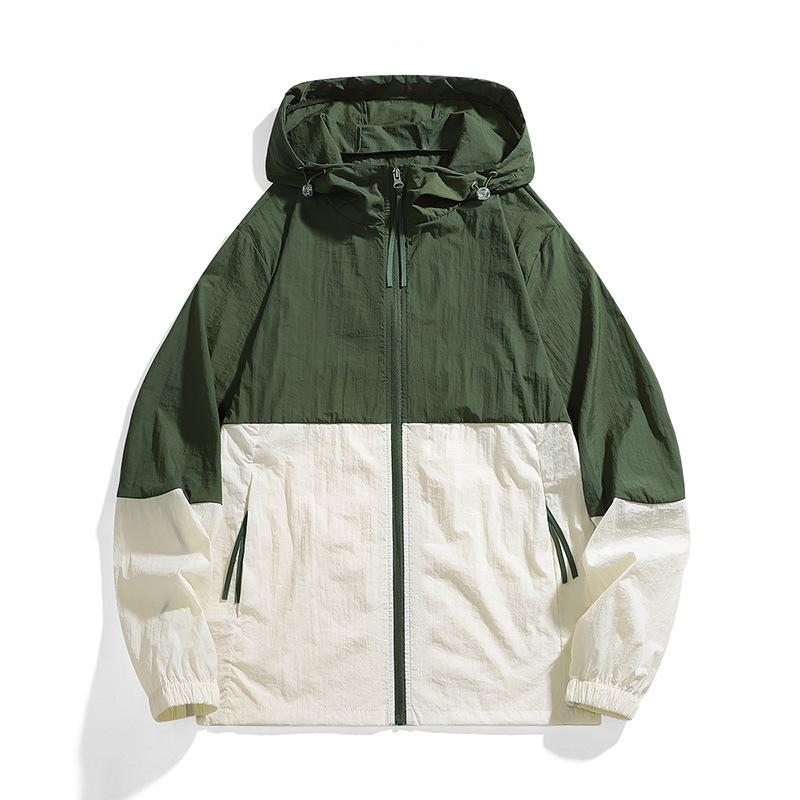 Sunscreen Clothing Men's 2025 Summer Casual Thin Breathable Ice Silk Riding Fishing Clothing Couple's Coat Sunscreen Clothing