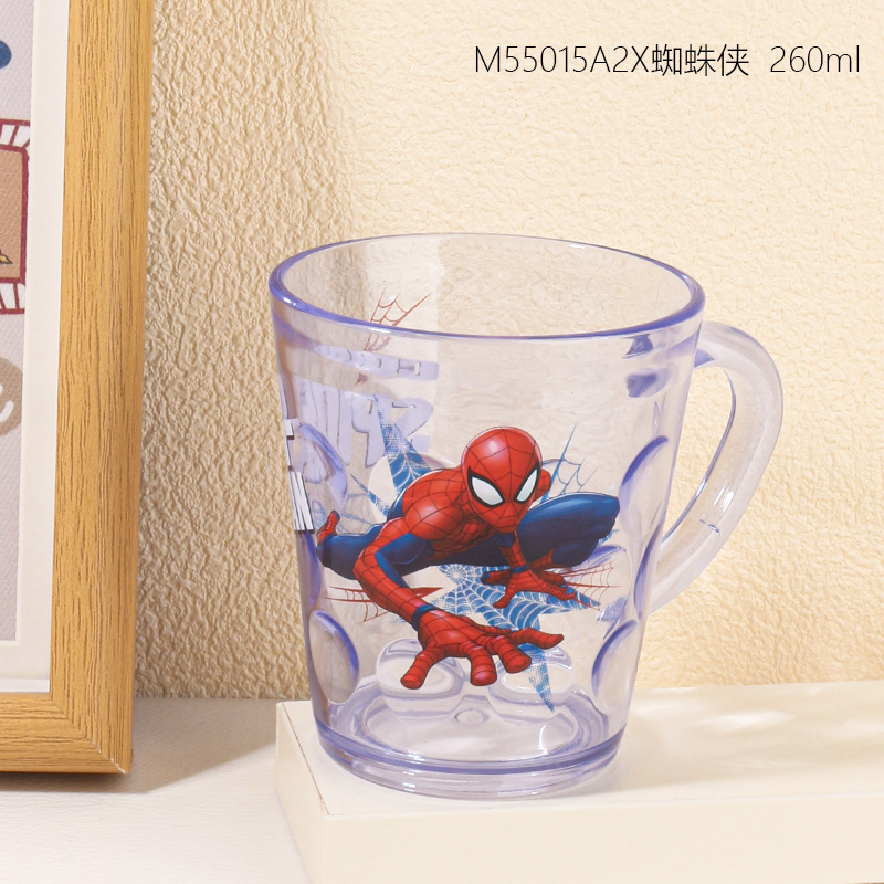 Fresilla oso Spider-Man niños tazas de cepillo de dientes princesa Sofia bebés tazas de enjuague bucal marvel jar