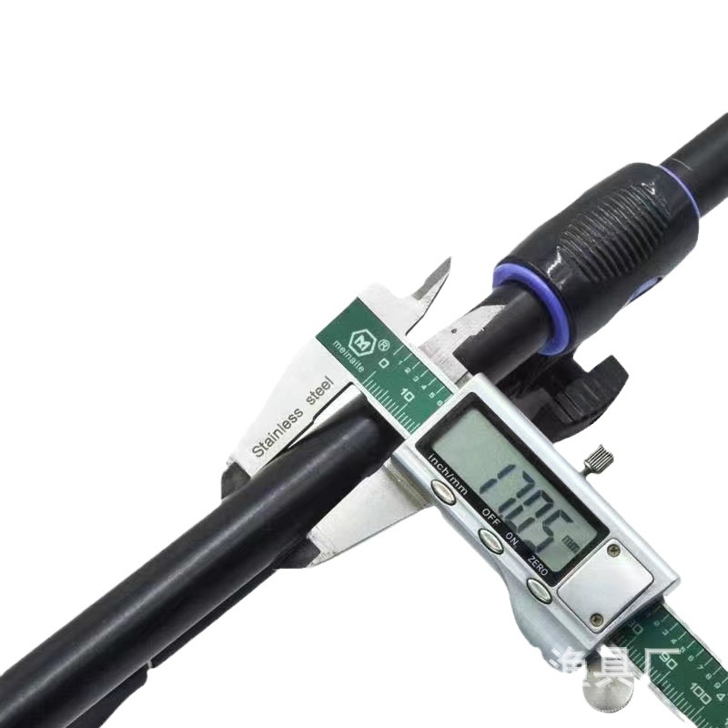 Stainless Steel Battery Bracket Seven Section Telescopic Fishing Rod Bracket Fishing Ground Inserting Platform Fishing Rod Rod Rotating Rear Hanging Bracket