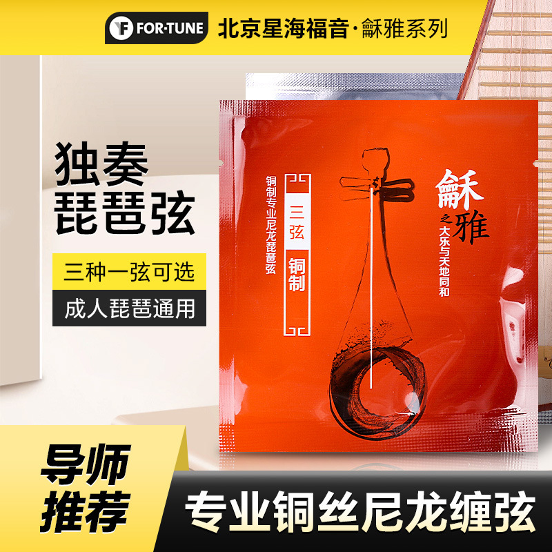 He Ya He Ya Steel Rope Pipa String Professional Solo Beijing Xinghai Gospel YF Brand Copper Wire Nylon String