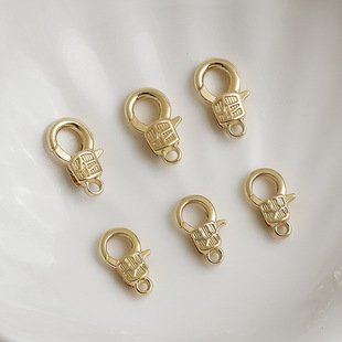 14K����ɫ�͹Ż������r�� ˮ����朏�����β�B�ӿ� diy�Ʒ���