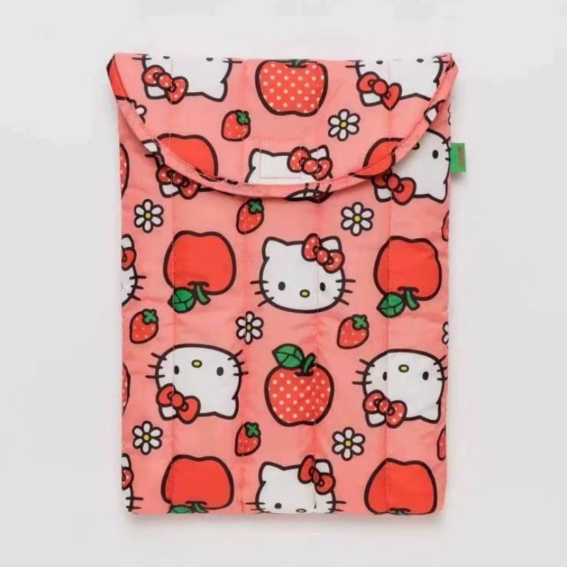 Japanese Style Cartoon Cute Kitty Cat Print 13inch Tablet Protection Bag Laptop Bag Tablet Cosmetics Bag