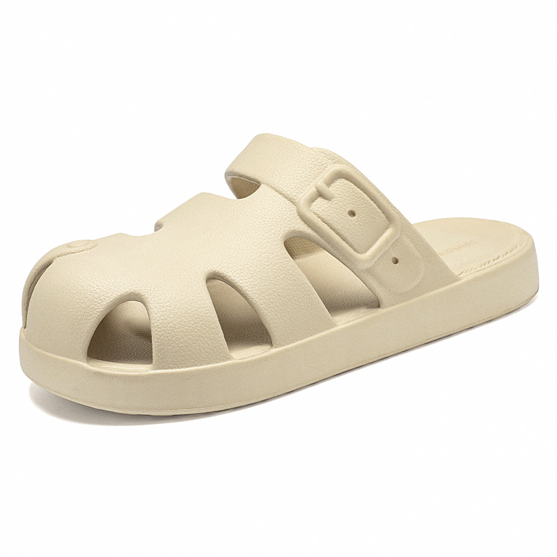 Zapatillas de verano para hombres nuevos zapatos respirantes no olor zapatos agujeros huecos sandalias coreanas suaves cómodas zapatos casuales