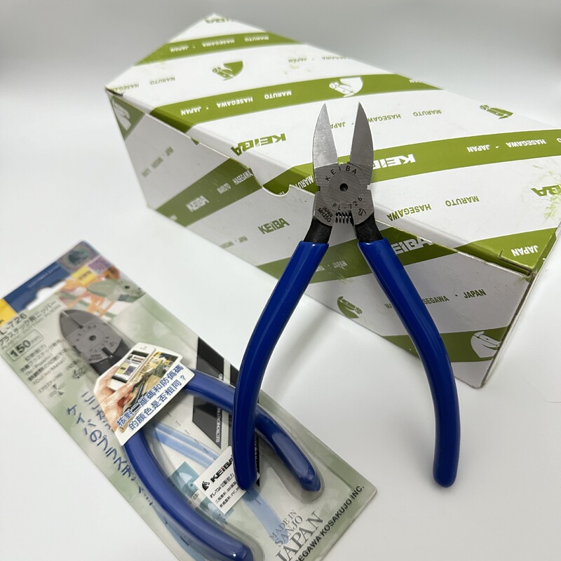 原装马牌PL-726塑料水口钳日本原装工业级平面剪切钳偏口钳KEIBA|undefined