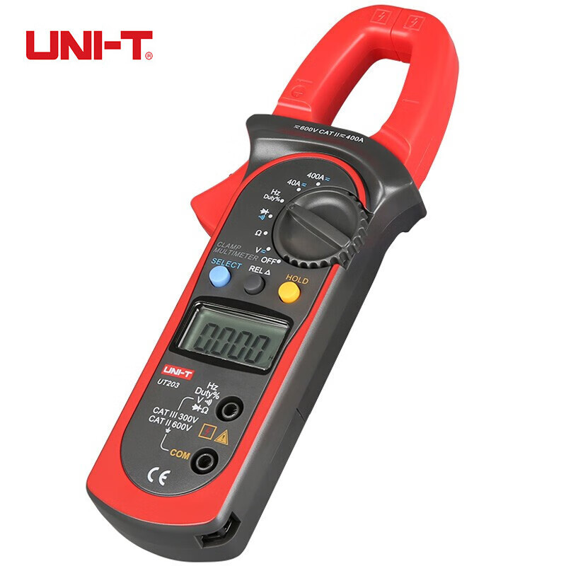 UID UNI-T UT203 AC / DC medidor de pinza digital medidor de pinza multímetro de medición de galvanómetro 400