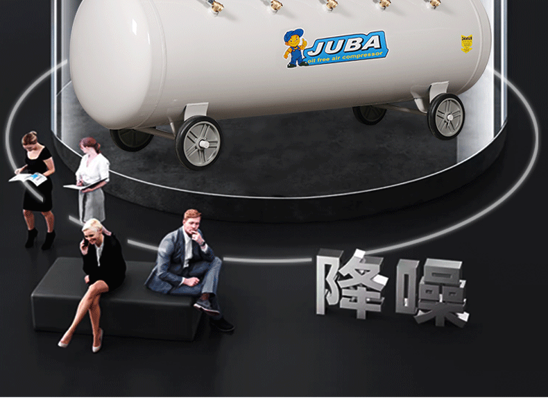 Hurricane Air Compressor Melt-Blown Cloth Machine Mask Machine Supporting Industrial-Grade Silent 380V Air Pump Compressor