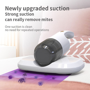 Cross-Border Household Mite Remover, Mite Vacuum Cleaner for Bed, Sofa, Pet Hair, Handheld Wireless Portable