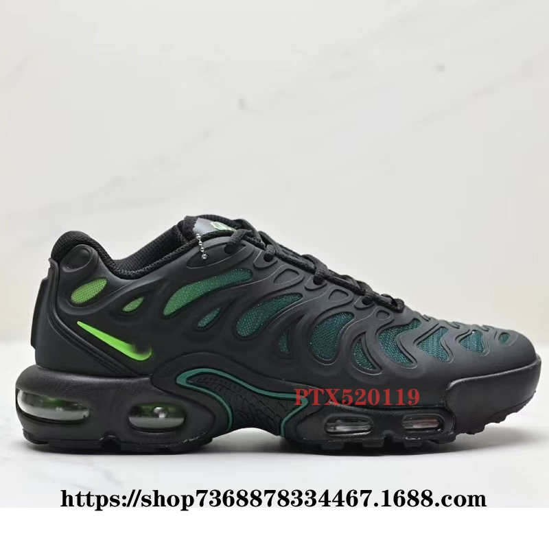 Putian Company -level Air Max Plus Drift 2024 air cushion air -breathable running shoes men and women casual shoes gray orange