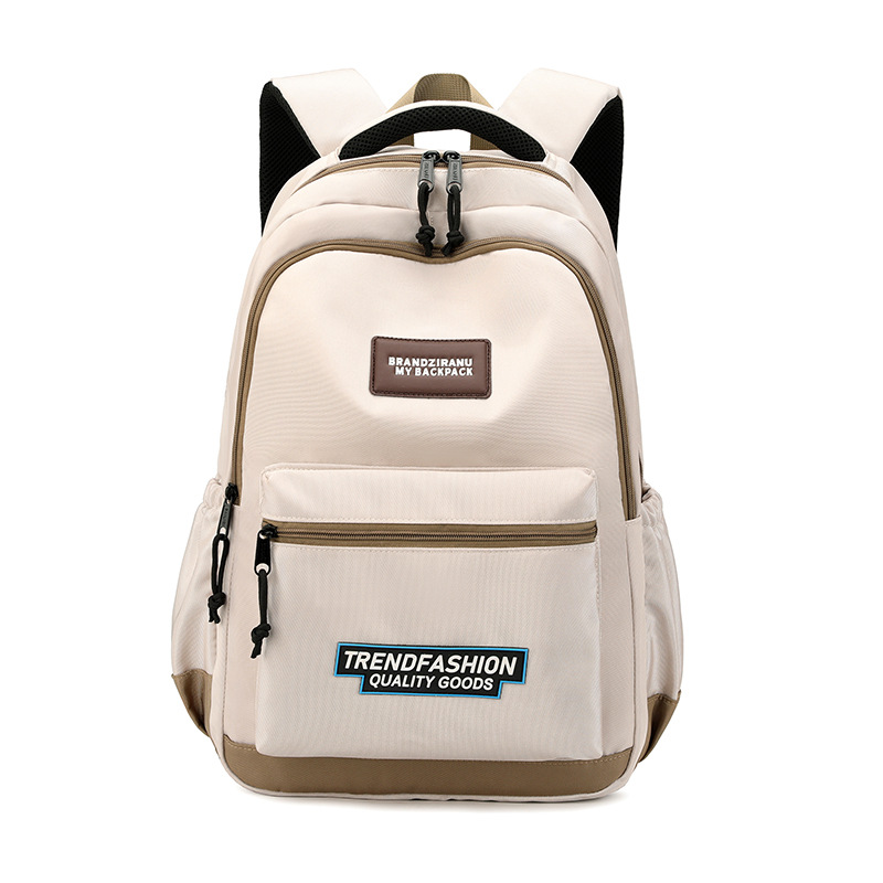 Mochila de pescado natural universitaria de alta capacidad para estudiantes de secundaria primaria simple y de alto valor facial para estudiantes de primaria de grado 3 - 6