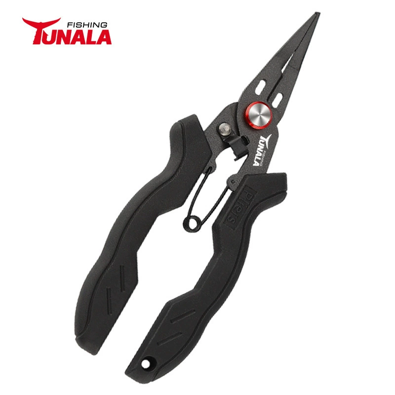 Тунала тефлоновая нержавеющая сталь микрообъект Luya плоскогубцы Нескользящая леска с открытым контуром рыболовный инструмент плоскогубцы