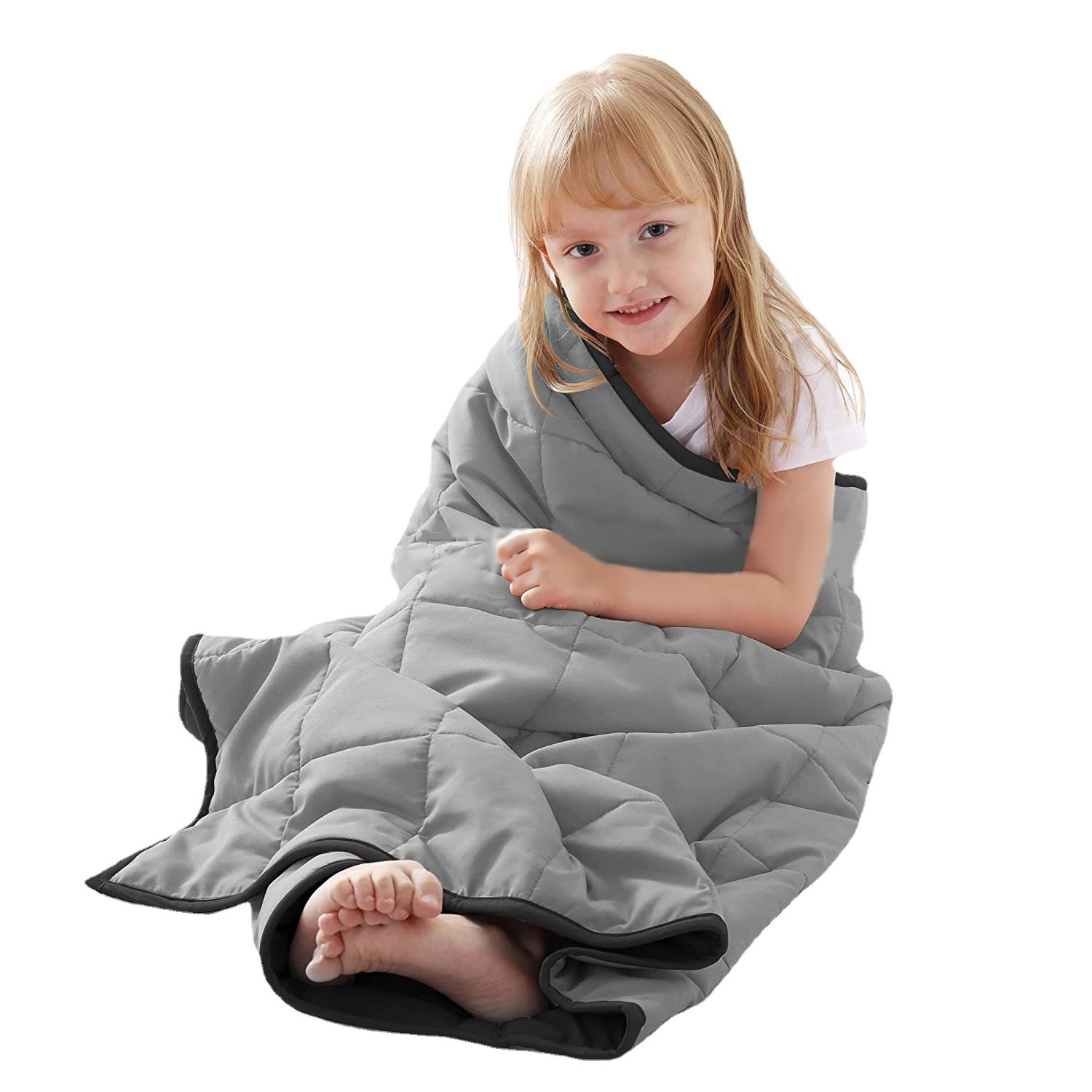 Suministro directo de fábrica de tela de lana, manta de gravedad, relleno de cuentas de vidrio, edredón de gravedad suave