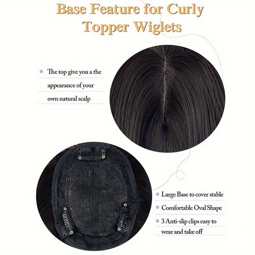 European and American false hair extensions for women, gradual color octagonal fringe, synthetic fiber, long curly hair for women, natural and breathable hair additions