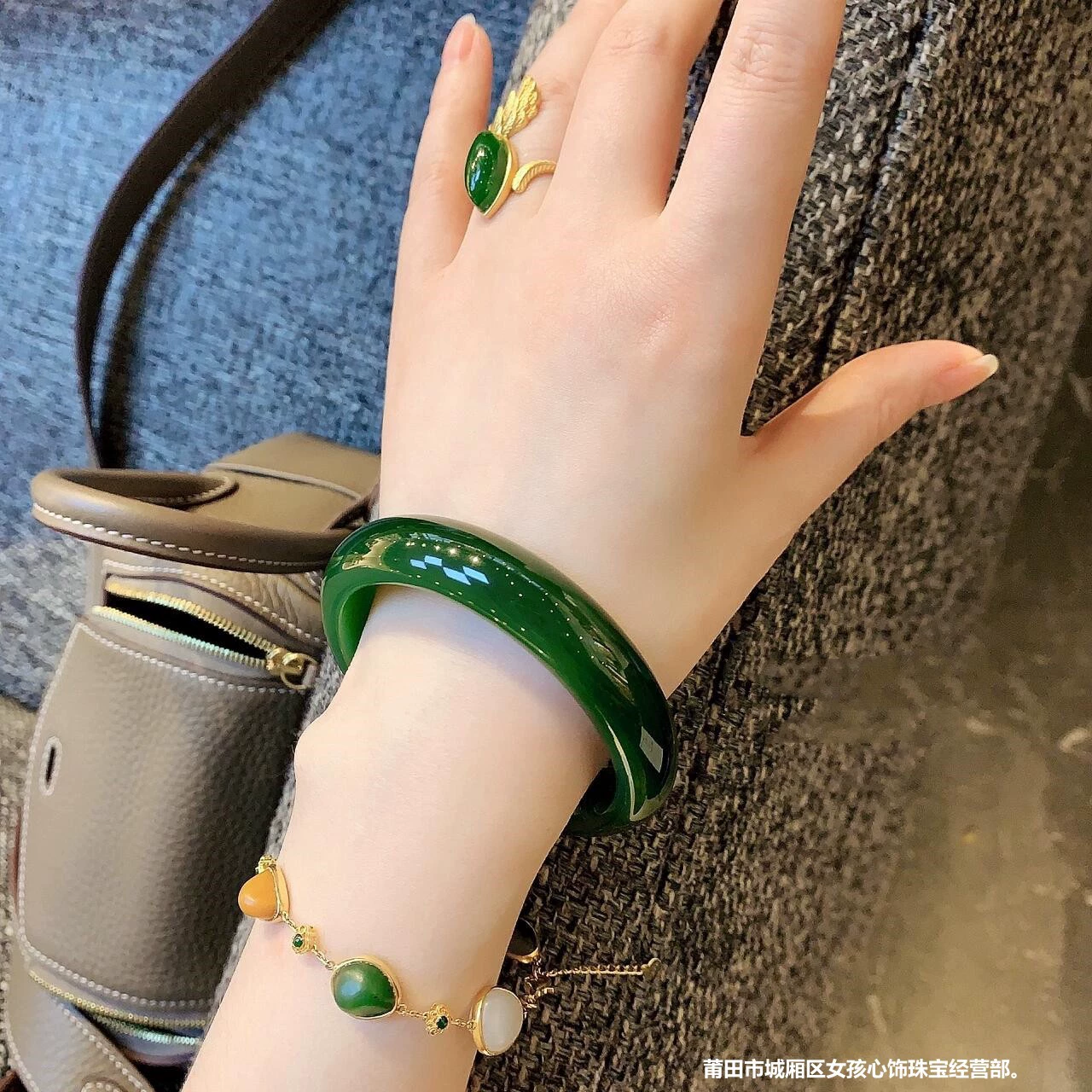 Природный Синьцзянский Джаспер браслет женский шпинат зеленый Хетиан нефрит браслет яшма темно-зеленый изумруд подарок мода