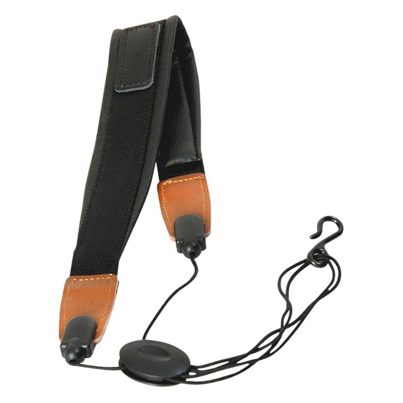 Correa de hombro de saxofón alto saxofón correa de hombro correa de cuello de clarinete Tubo negro correa de instrumento musical