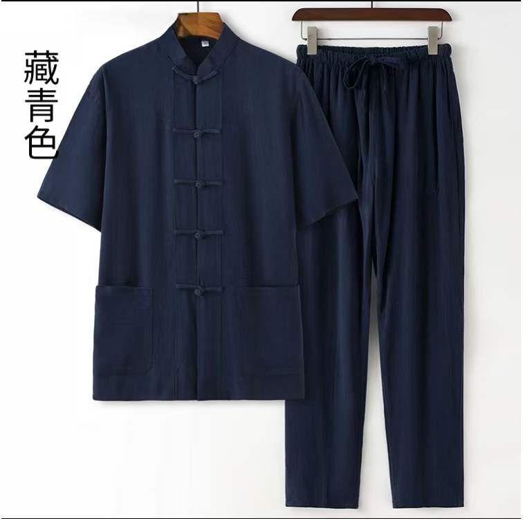 Thin set, Chinese style, cotton and linen